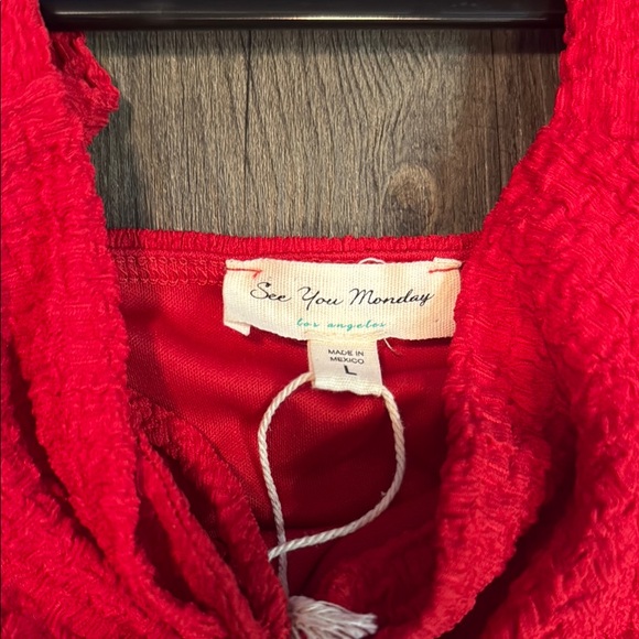 See You Monday Vibrant Red Maxi Dress - Picture 5 of 7